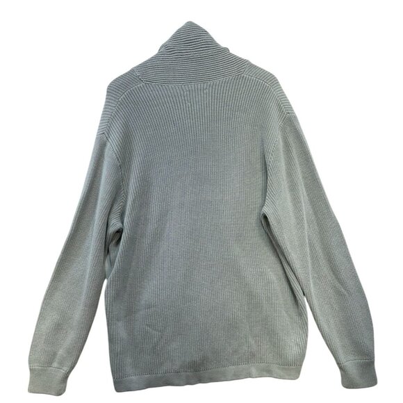 Lucky Brand Womens Washed & Worn Ribbed Zip-Up Cardigan XXL Pale Green - Picture 9 of 11